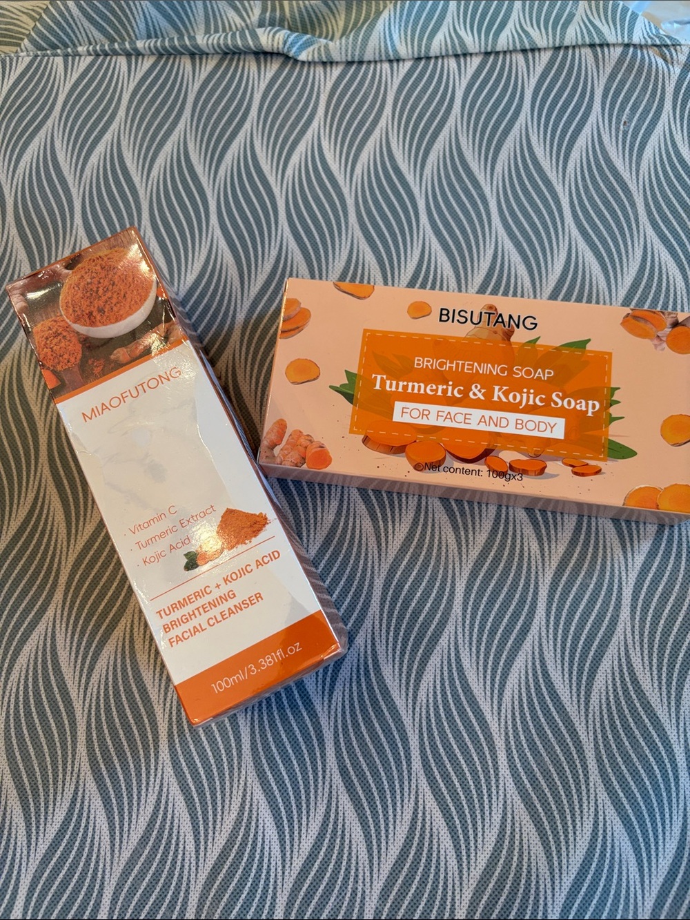 Turmeric & Kojic Brightening Soap and facial cleanser. Tik tok famous. Brand new